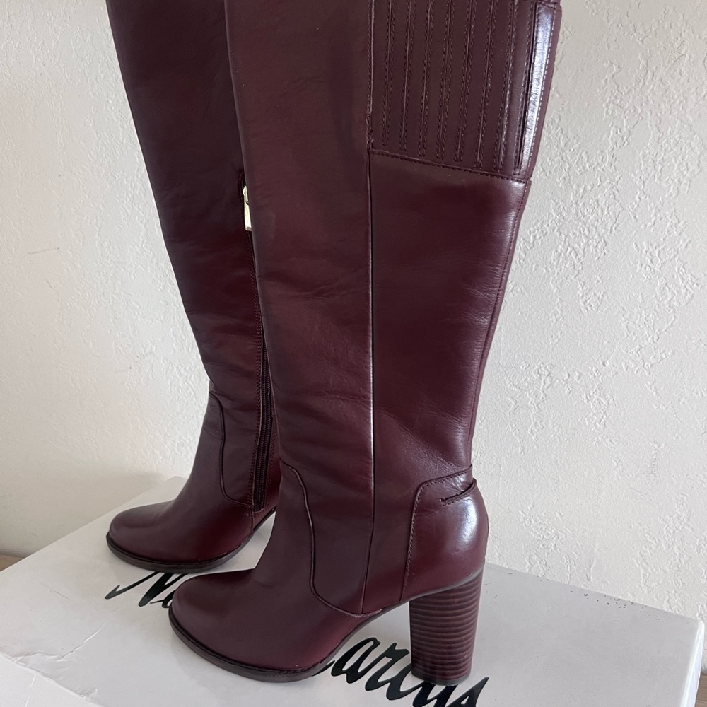 Neiman Marcus Black Heeled Boots